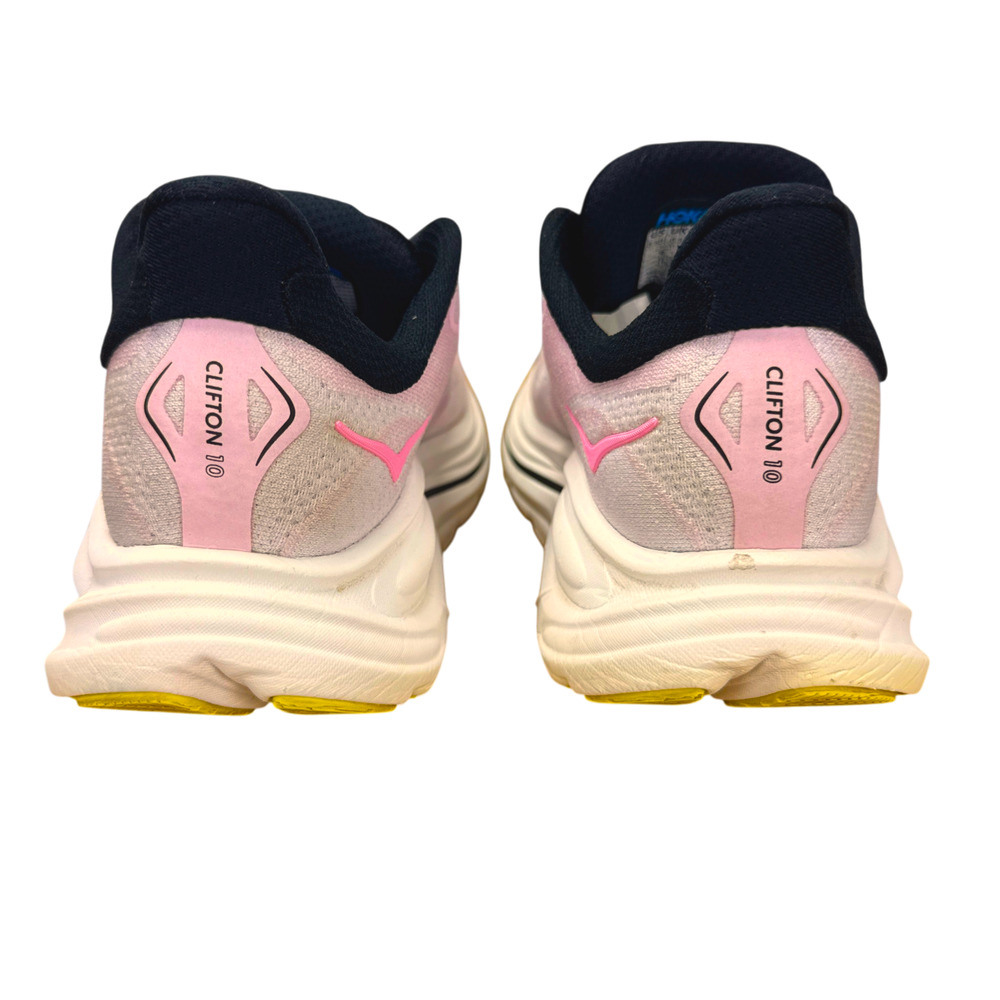 Hoka One One Clifton 10 Pink Black Running Shoes Womens 8.5 B Sneakers 1162031 - Picture 8 of 12